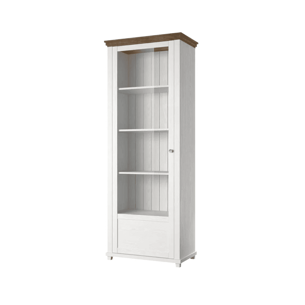 Prism Tall Stylish Display with Left Opening Abisko Ash