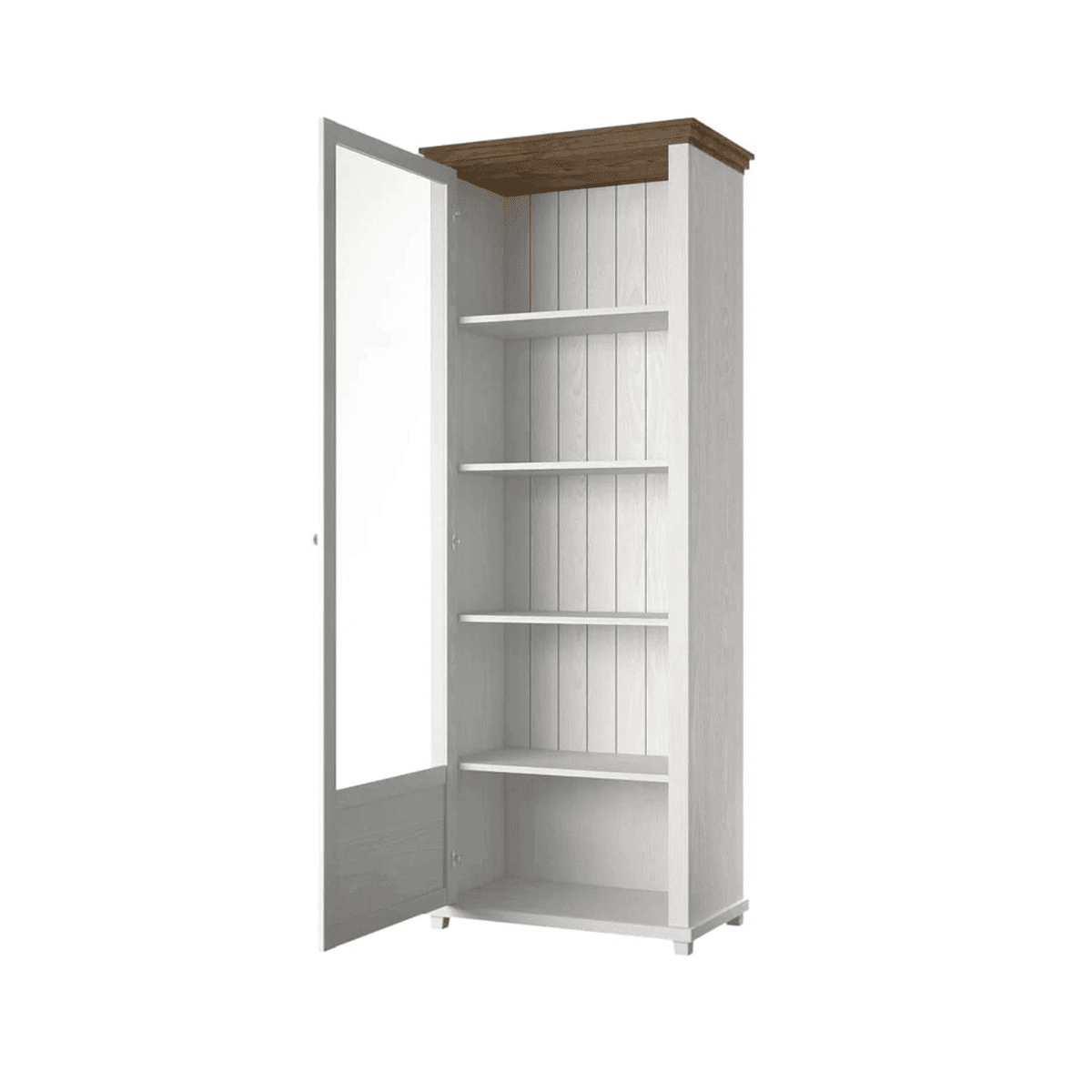 Prism Tall Stylish Display with Left Opening Abisko Ash