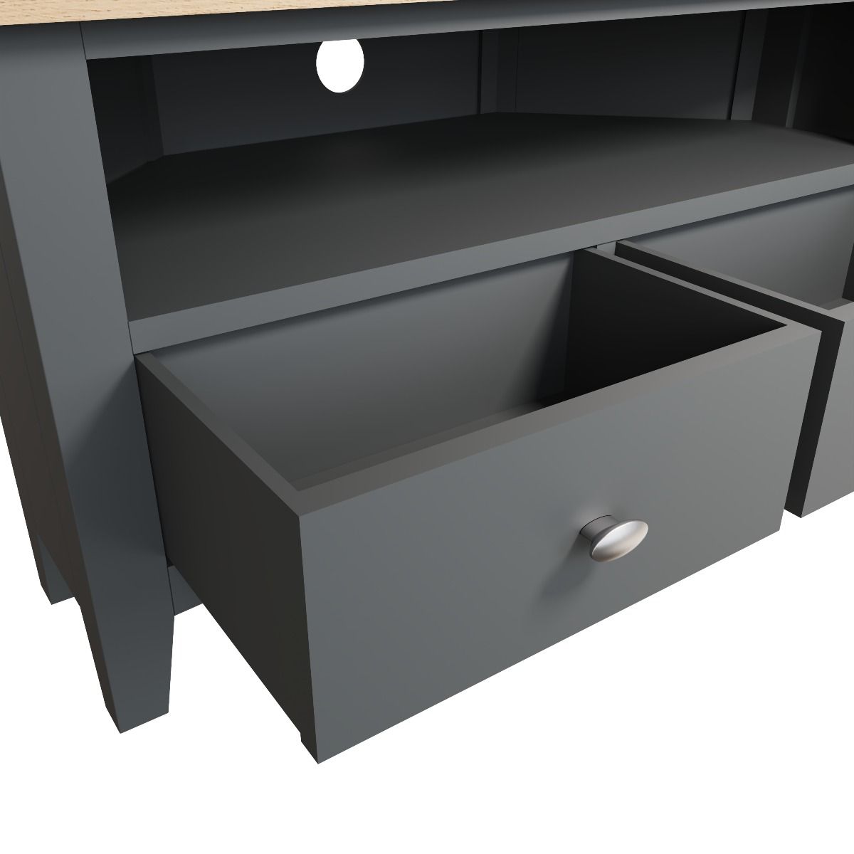 Juniper Corner TV Unit Grey