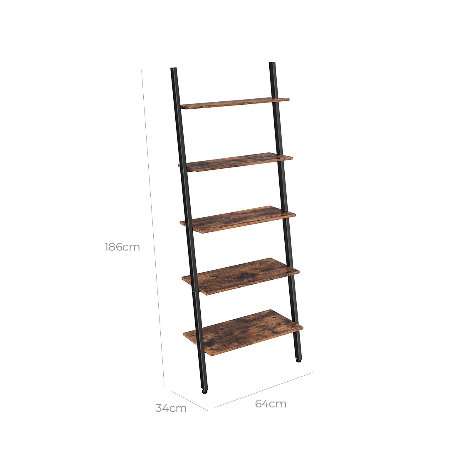 5Tier Ladder Bookcase