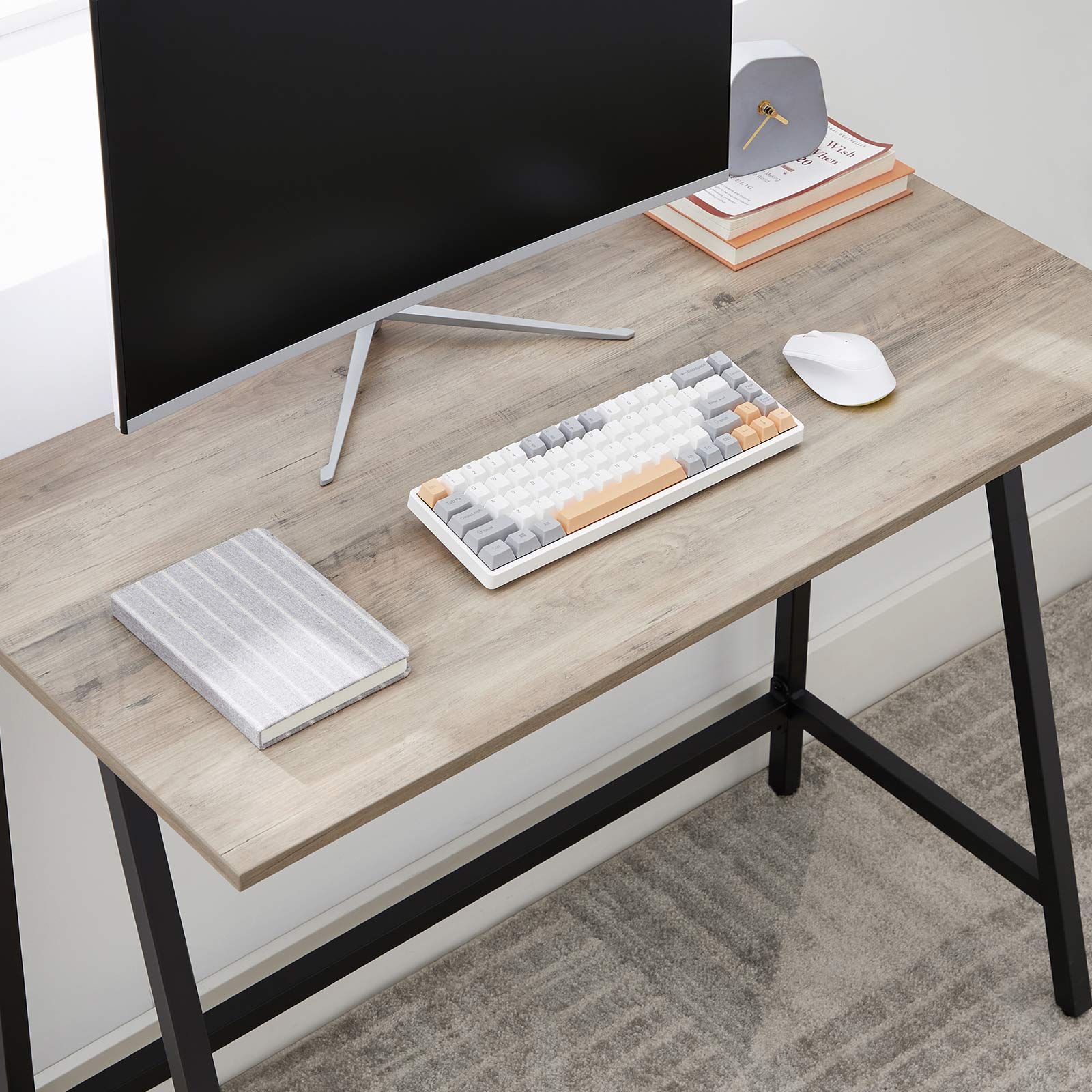 Steel Frame Computer Desk