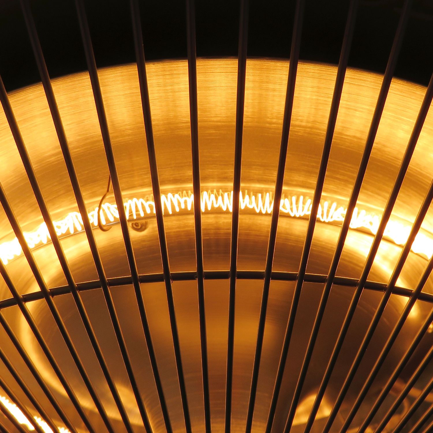 Aluminum 1500W Standing Halogen Patio Heater