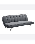 Brighton 3 Seater Velvet Sofa Bed - Grey