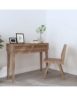Bordeaux Dressing Table with 2 Drawers - Oak