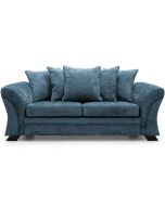 Lloyd Crushed Chenille 3 Seater - Dark Blue