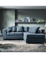 CHARMAINE Corner Sofa - Right Arm Teal