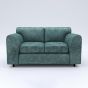 LORVANI Fabric 2 Seater Fullback Sofa - Teal