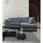 CASPER Fabric 4 Seater L Shaped - Right Hand Facing Corner Sofa - Grey