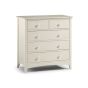 Cream Chest of Drawers - CAMDEN Medium Chest 5 Drawers