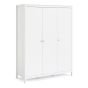 Madrid Wardrobe with 3 Doors in White