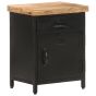 Bedside Cabinet 40x30x52cm Rough Mango Wood