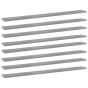 Bookshelf Boards 8 pcs Concrete Grey 100x10x1.5 cm Engineered Wood