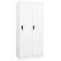 Wardrobe White 80x50x180cm Steel
