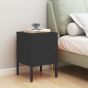 Nightstand Anthracite 35x35x51cm Steel - Fawan
