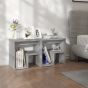 Bed Cabinets 2 pcs Grey Sonoma 40x30x40cm Engineered Wood