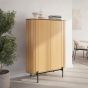 ROTTORIA Highboard Cabinet Oak Vincenza 107cm