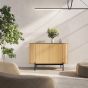ROTTORIA Sideboard Cabinet Oak Vincenza 124cm