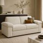 CORDURA Boucle Fabric 2 Seater Fullback Sofa - White