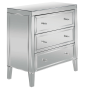 Birlea Valencia Mirrored 3 Drawer Storage Chest