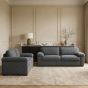 CORDURA Boucle Fabric 3 and 2 Seater Fullback Sofa Set - Grey