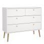 White Chest of Drawers - COBALT Large Chest 4 Drawers