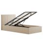Single Bed - BERI Ottoman 3ft Bed Beige