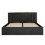 Double Bed - BERI Ottoman 4ft6 Bed Black