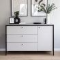 Grey Chest of Drawers - GUARDA II Large Chest  4 Drawers