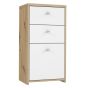 Oak Finish Chest of Drawers - BEACON Tallboy Small Chest 2 Drawers