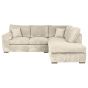 Corner Sofa CORDURA Jumbo Cord Right Hand Facing Corner Sofa - Cream