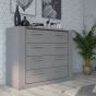 Grey Chest of Drawers - INNISFAIL Medium Chest 4 Drawers