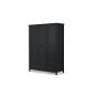 Maine 3 Door Combination Wardrobe - Anthracite