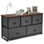Black Chest of Drawers - PLUM Medium Chest 5 Drawers