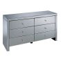 Birlea Seville Mirrored 6 Drawer Wide Storage Chest