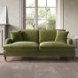 PAYTON Velvet 3 Seater Sofa - Olive Green