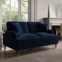 PAYTON Velvet 2 Seater Sofa - Navy Blue