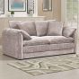 RIVINGTON Chenille Fabric 2 Seater Scatterback Sofa - Beige