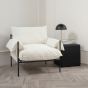 WARDEN Weave Armchair - White