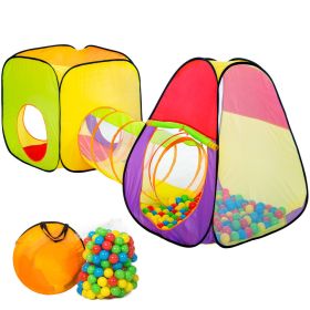 Kids Dice Tunnel Play Tent With 200 Balls
