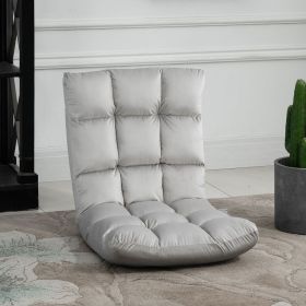 Adjustable Futon Floor Sofabeds - Grey