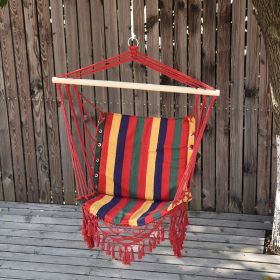 Vibrant Stripe Design Hammock Seat - Colourful