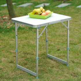 Aluminium Portable Garden Table - Silver
