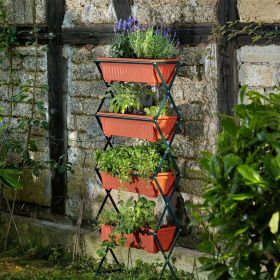 Plant Stands 4 Boxes - Vertical Style