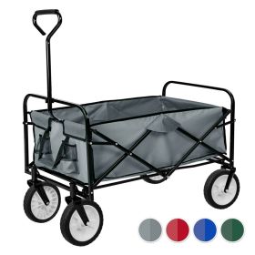 Garden Foldable Pull Along Trolley With Removable Cover - 4 Colours