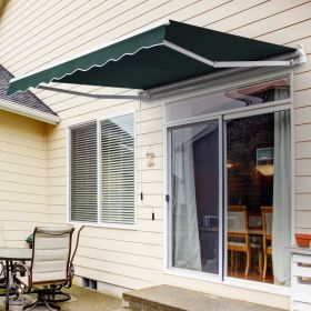 3.5m Manual Garden Awning Canopy - 4 Colours