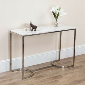 Console Table Black and White Marble - 2 Colours