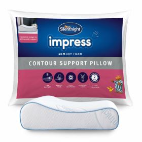 Silentnight Impress Memory Foam Orthopedic Neck Back Support Pillow