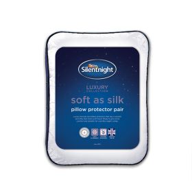 Silentnight Luxury Soft As Silk Pillow Protector - 2 x Pack