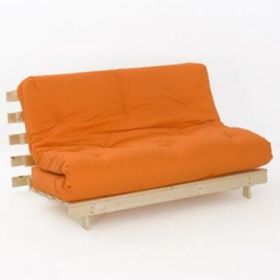 Wooden Frame 4ft6 Double Luxury Futon Sofabed with Mattress - 11 Colours