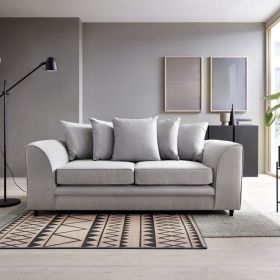 Darcie 3 Seater Sofa - Light Grey